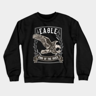 Eagle - King Of The Skies Eagle Motif Crewneck Sweatshirt